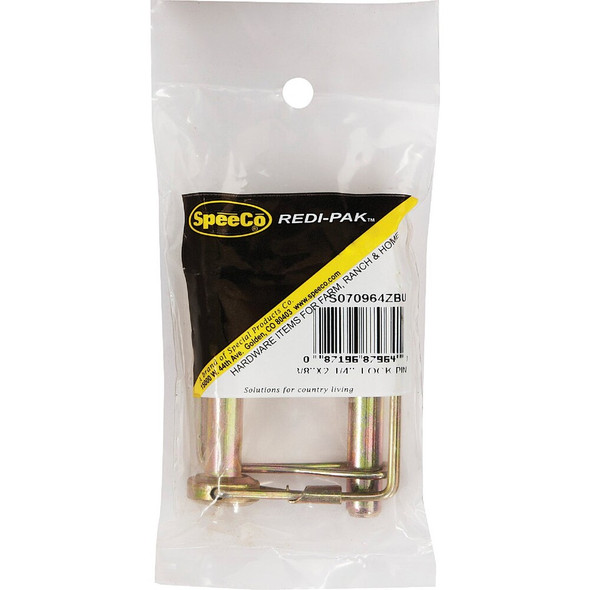 Koch 3-8 In. x 2-1-4 In. Square Loop Lock Pin (2-Pack) 4021661 759700