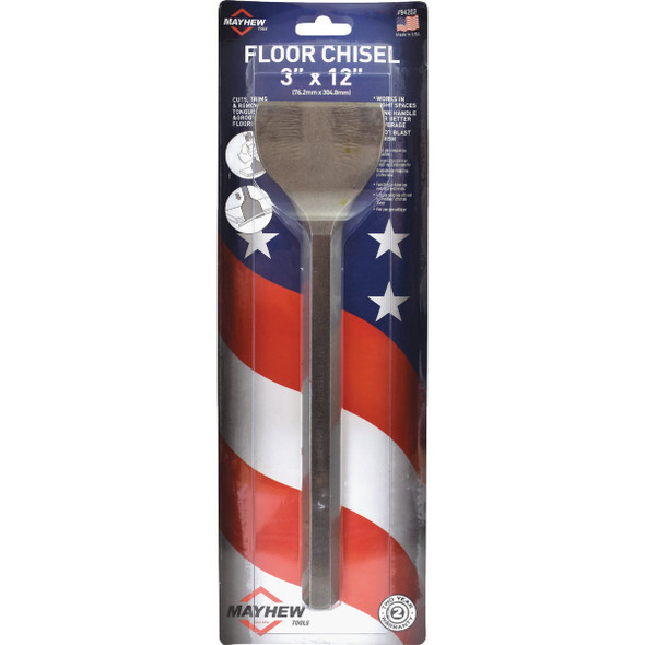 Mayhew Tools 3 In. x 12 In. Floor Chisel 94202 340232