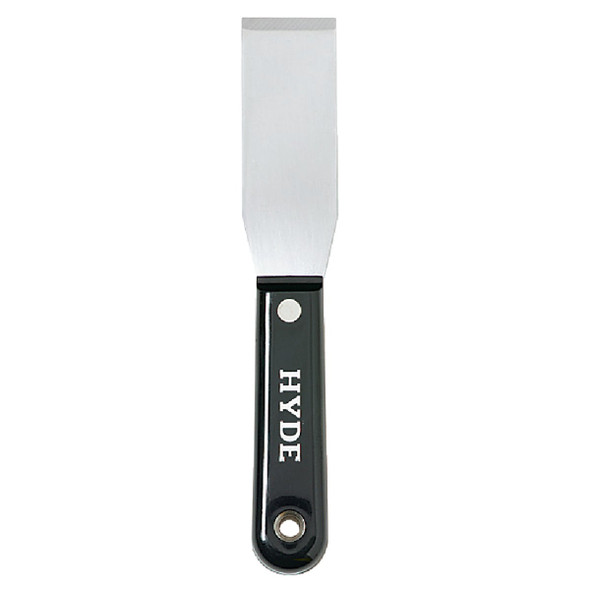 Hyde Black & Silver 1-5/16 In. Stiff Chisel Professional Putty Knife 02200