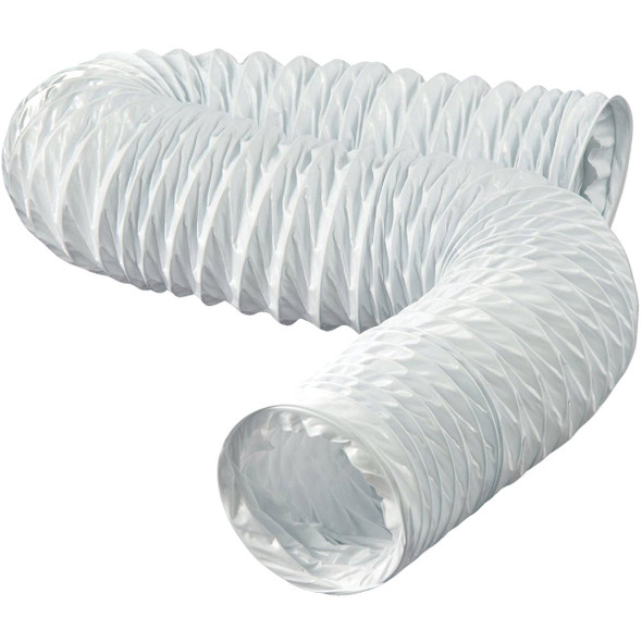Dundas Jafine 3 In. Dia x 8 Ft. L White Vinyl Flexible Ducting FD38EZW