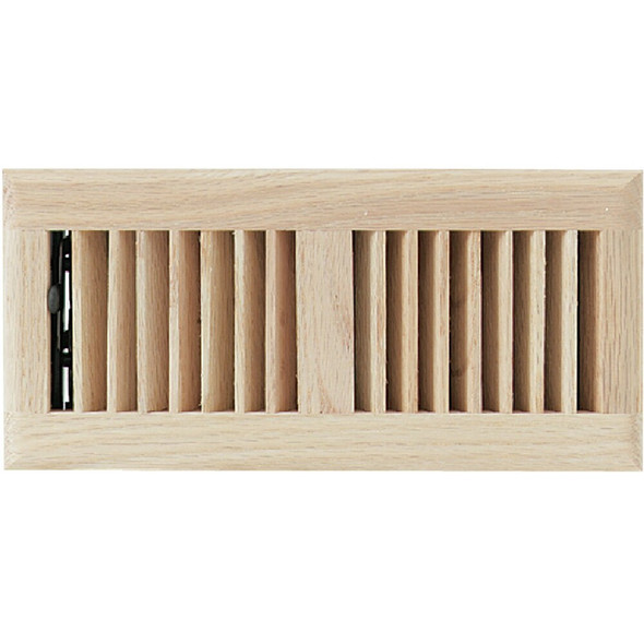 Home Impressions 4 In. x 10 In. Natural Oak Floor Register WF0410N0 432288