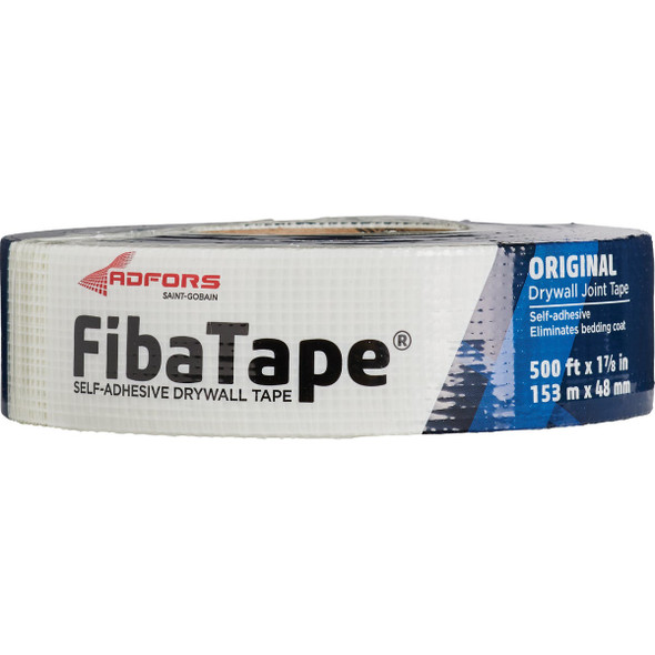 FibaTape 1-7-8 In. x 500 Ft. White Self-Adhesive Joint Drywall Tape FDW8662-U 275778