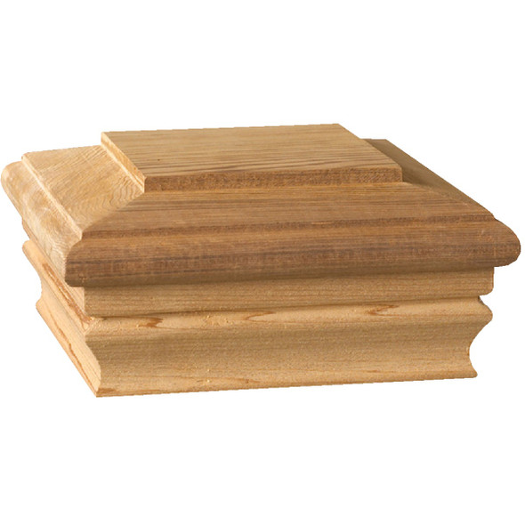Deckorators 6 In. x 6 In. Cedar Press-On Post Cap 72893