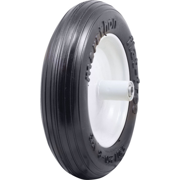 Marathon 13 x 350/250-8 In. Flat Free Wheelbarrow Wheel 00003 Marathon 13 x 350/250-8 In. Flat Free Wheelbarrow Wheel 00003