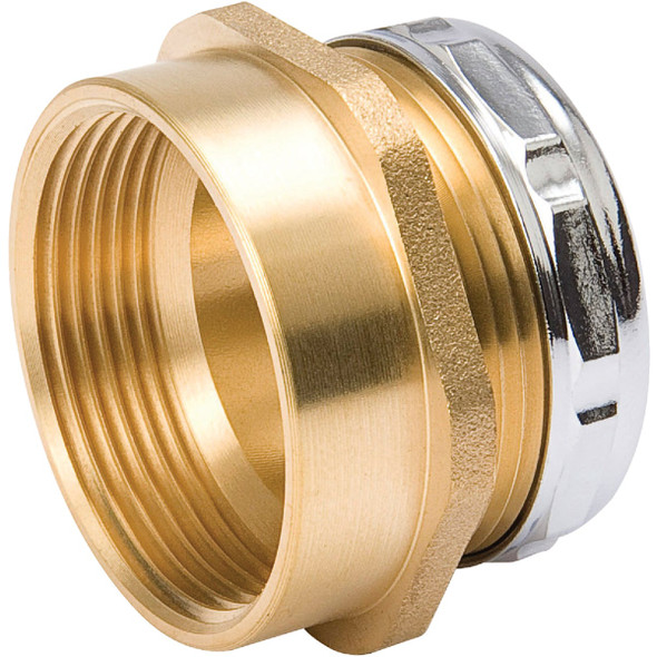 B&K 1-1/2 In. SLIP x 1-1/2 In. FIP Brass Trap Adapter 158-977