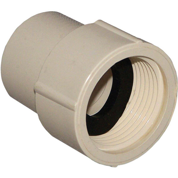 Charlotte Pipe 1 In. FIP CPVC Threaded PVC Adapter CTS 02102  1000HA