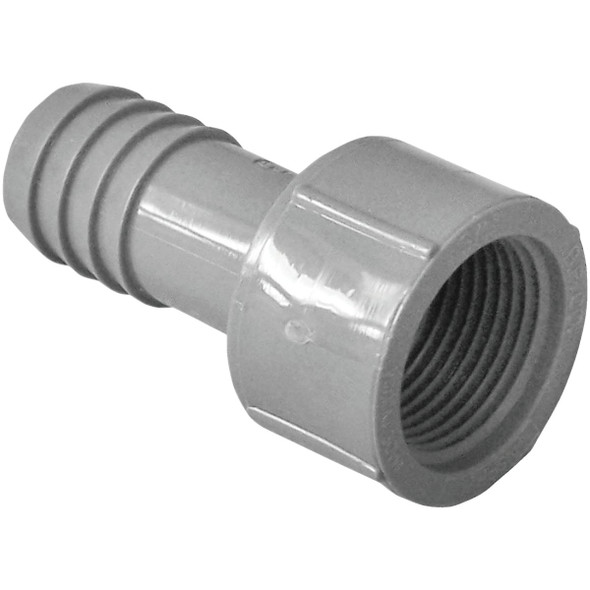 Boshart 3/4 In. FPT x 3/4 In. Insert Polypropylene Hose Adapter UPVCFA-07