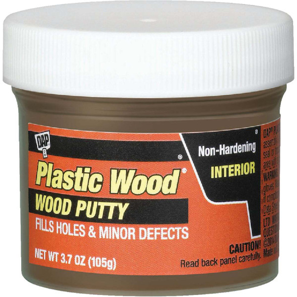 DAP Plastic Wood 3.7 Oz. Light Walnut Wood Putty 7079821251