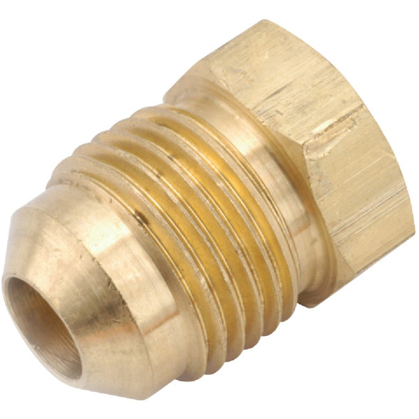 Anderson Metals 1/2 In. Brass Flare Plug 754039-08 Pack of 5