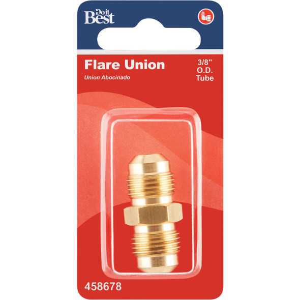 Do it 3-8 In. Brass Low Lead Flare Union 458678 458678