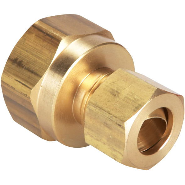 Do it 3/8 In. x 1/2 In. Brass Union Compression Adapter 458285