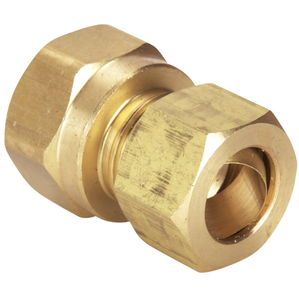 Do it 1/2 In. x 1/2 In. Brass Union Compression Adapter 458294