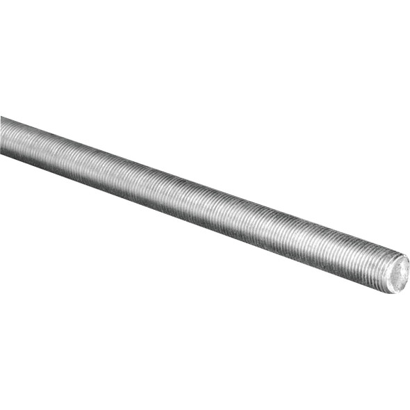 Hillman Steelworks 7/16 In. x 3 Ft. Steel Fine Threaded Rod 11071
