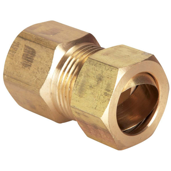 Do it 5/8 In. x 1/2 In. Brass Union Compression Adapter 458310