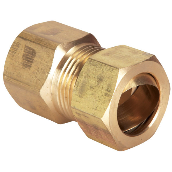 Do it 5/8 In. x 1/2 In. Brass Union Compression Adapter 458310