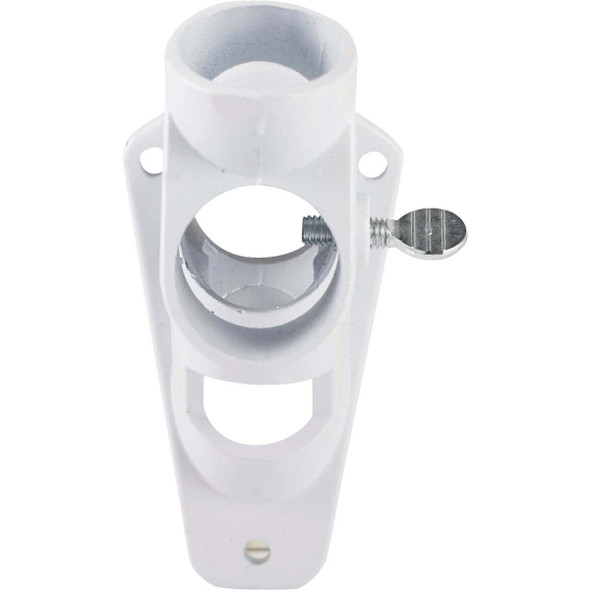 Valley Forge 2-Position 1 In. Cast Aluminum White Flag Pole Bracket 60752