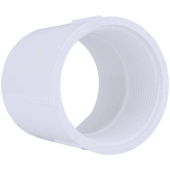 Charlotte Pipe Female Schedule 40 3 in. PVC Adapter PVC 02101  1800HA
