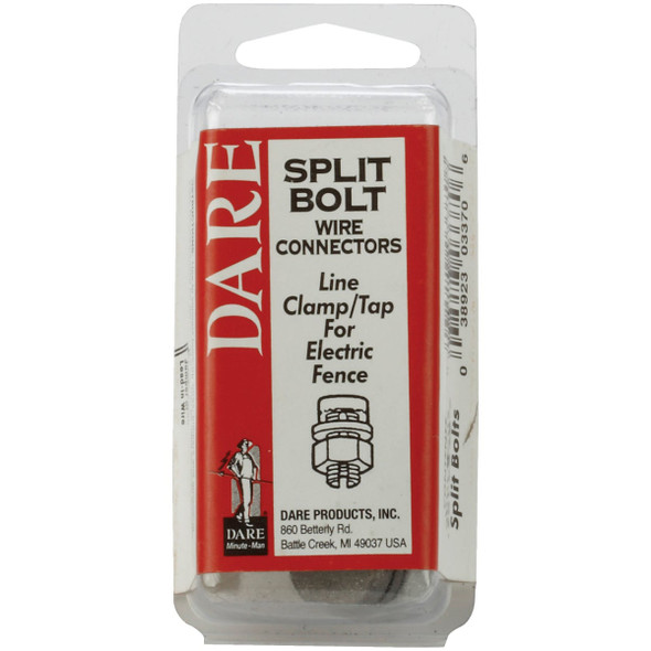 Dare 3-Piece Die-Cast Zinc, Galvanized Steel Split Bolt Electric Fence Tap 2083-3 N 708452