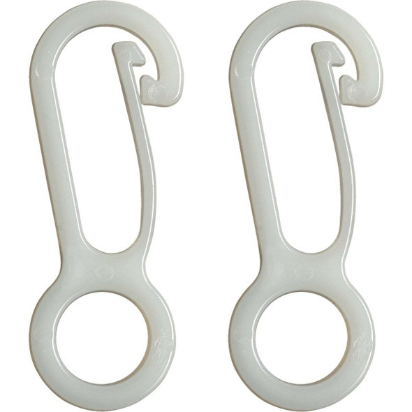 Valley Forge White Nylon Flag Clip (2-Pack) FC2