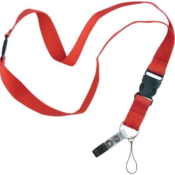 Lucky Line 18 In. Nylon Lanyard Key Ring 64101