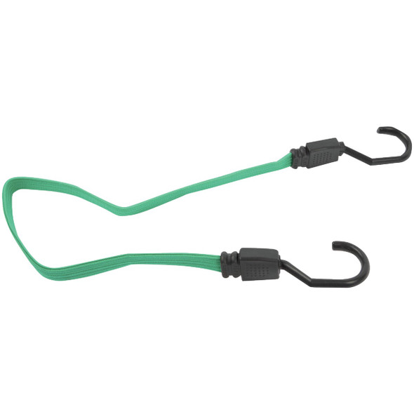 Erickson 3/4 In. x 24 In. Flat Bungee Cord, Green 06924