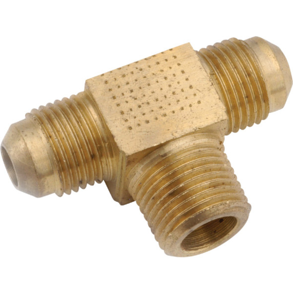 Anderson Metals 3/8 x 3/8 In. x 3/8 In. MPT Flare Brass Tee 754045-0606