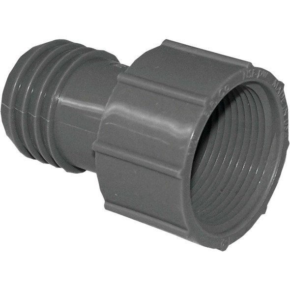 Boshart 1-1/4 In. FPT x 1-1/4 In. Insert Polypropylene Hose Adapter UPVCFA-12