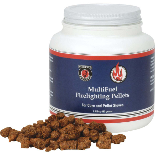 Meeco's Red Devil 1-1/2 Lb. Multi-Fuel Fire Starter Pellets 417