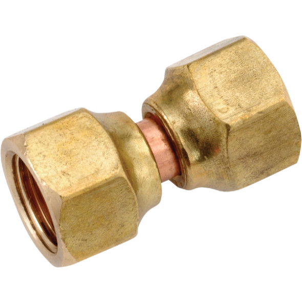 Anderson Metals 1/2 In. x 3/8 In. Brass Flare Swivel Connector 754075-0806