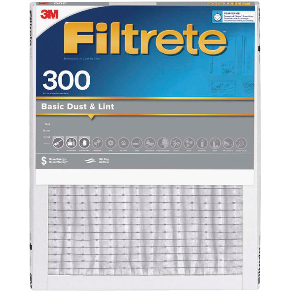 Filtrete 16x20x1 Dust Rdct Filter 300-4 Pack of 4