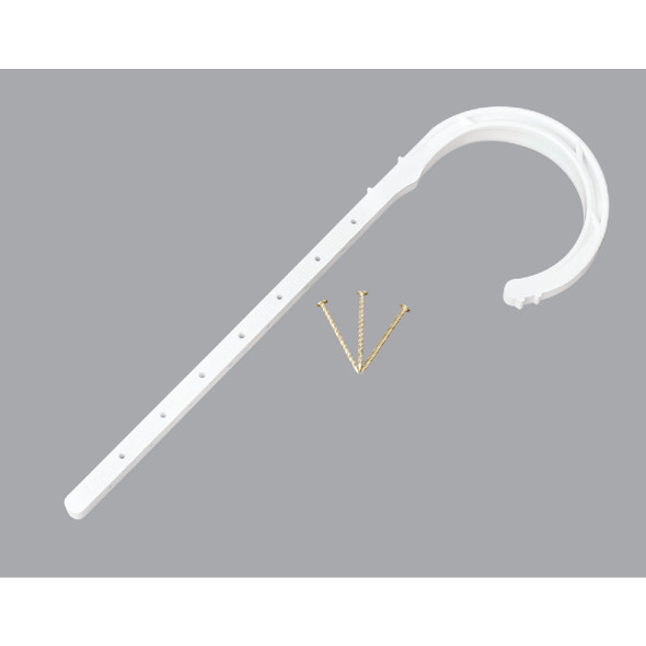 Oatey 1-1/2 In. x 7-1/2 In. ABS J-Hook Pipe Hook (4-Pack) 33760