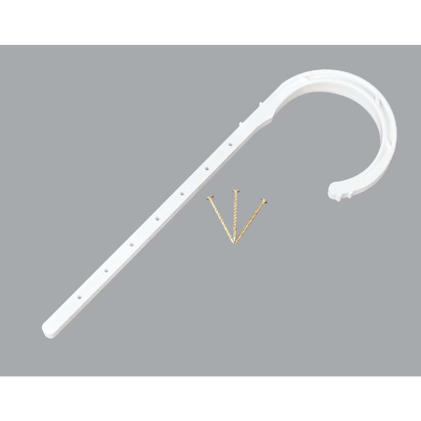 Oatey 1-1/2 In. x 7-1/2 In. ABS J-Hook Pipe Hook (4-Pack) 33760