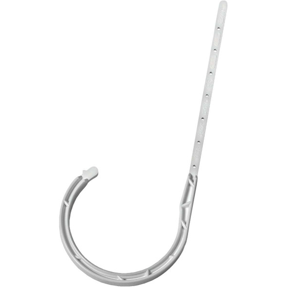 Oatey 4 In. x 7-1/2 In. ABS J-Hook Pipe Hook (4-Pack) 33763