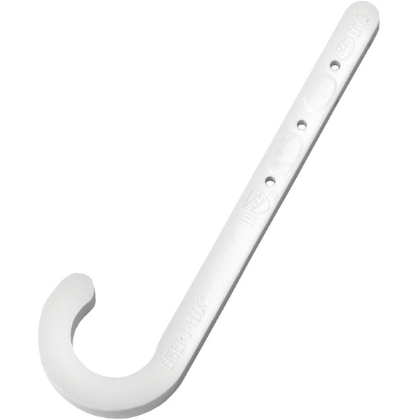 Oatey 1 In. x 4 In. ABS J-Hook Pipe Hook (4-Pack) 33766 Oatey 1 In. x 4 In. ABS J-Hook Pipe Hook (4-Pack) 33766