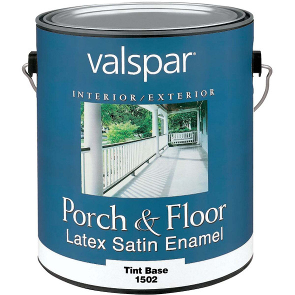 Valspar 1 Gal. Ultra White Latex Satin Porch, Floor & Patio Paint