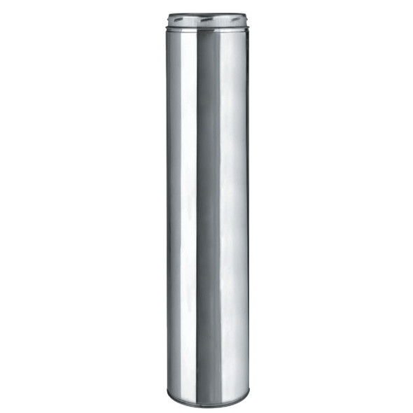 SELKIRK Sure-Temp 6 In. x 36 In. Stainless Steel Insulated Pipe 206036 SELKIRK Sure-Temp 6 In. x 36 In. Stainless Steel Insulated Pipe 206036
