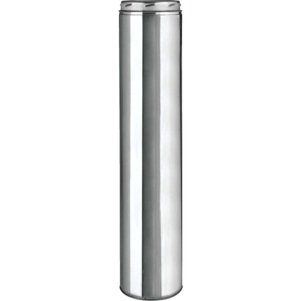 SELKIRK Sure-Temp 6 In. x 48 In. Stainless Steel Insulated Pipe 206148