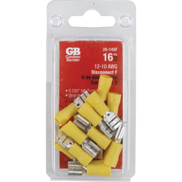 Gardner Bender 12-10 Female Disconnect 20-145F