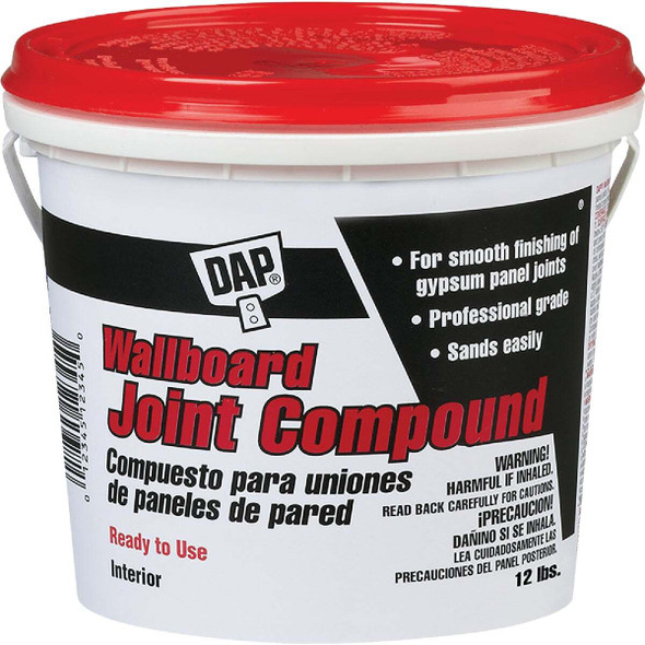 Dap 12 Lb. Pre-Mixed Latex Wallboard Drywall Joint Compound 7079810102