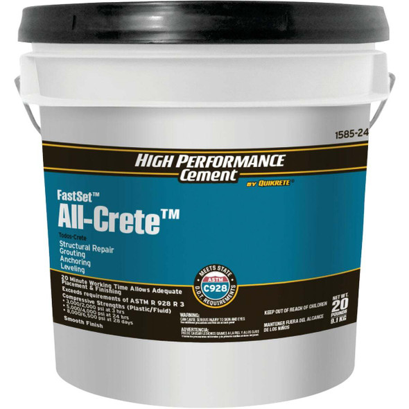 Quikrete Fast Set 20 Lb. All-Crete Non-Shrink Grout 158524
