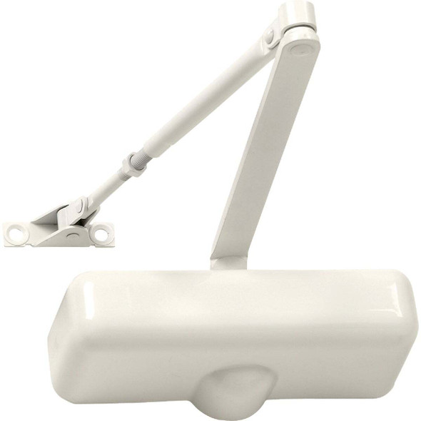 Tell Ivory Interior Residential Door Closer DC100084