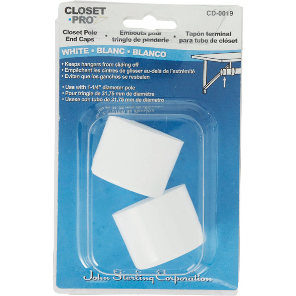 John Sterling Corp Closet Pro End Cap (2-Count) CD-0019 215139