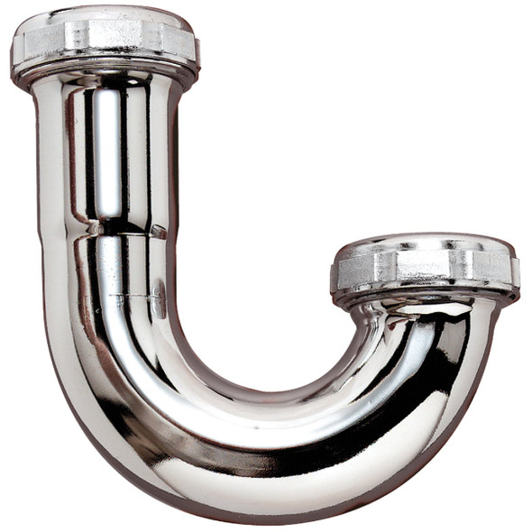 Keeney 1-1/4 In. Chrome Plated Brass J-Bend 10300CK Keeney 1-1/4 In. Chrome Plated Brass J-Bend 10300CK