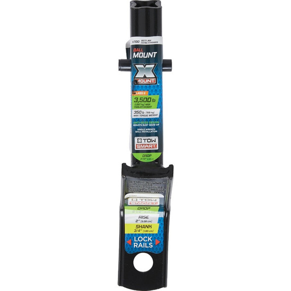 TowSmart X-Mount Class II 2-1-2 In. Drop Hitch Draw Bar, 3500 Lb. Capacity 700 573280