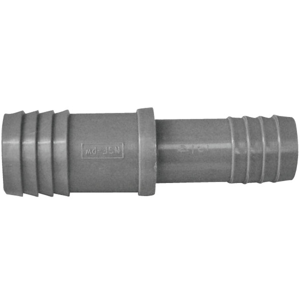 Boshart 1 In. x 3/4 In. Reducing Polypropylene Insert Coupling Pack of 10