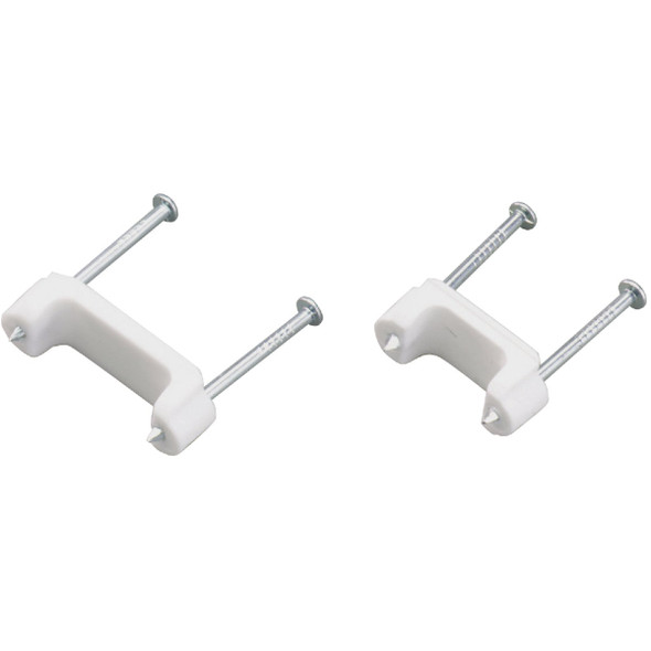 Gardner Bender 3/4 In. x 3/8 In. Poly Cable Staple (50-Count) PS-75