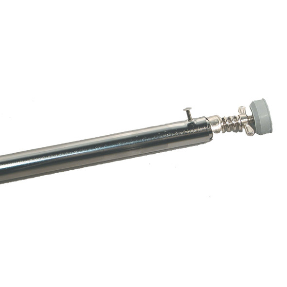 John Sterling 34 In. To 63 In. 1 In. Chrome Lock Pin Tension Rod CD-0003 John Sterling 34 In. To 63 In. 1 In. Chrome Lock Pin Tension Rod CD-0003