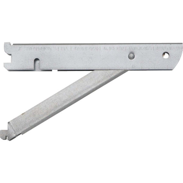 John Sterling Fast-Mount 10 In. Galvanized Steel Supported Shelf Bracket