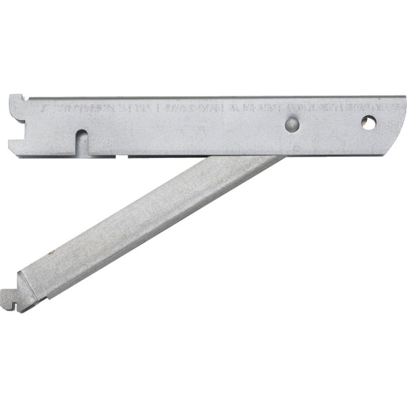 John Sterling Fast-Mount 10 In. Galvanized Steel Supported Shelf Bracket