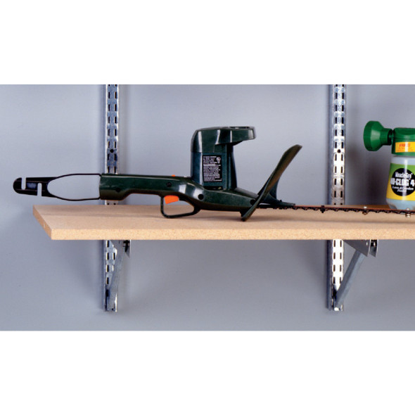 John Sterling Fast-Mount 13 In. Galvanized Steel Supported Shelf Bracket